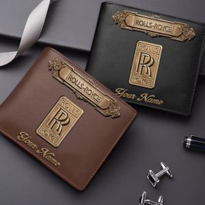 Rolls-Royce Custom Name Fashion Leather Wallet VS12