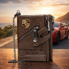 Porsche Classic Men Custom Name Card Holder Wallet VS20