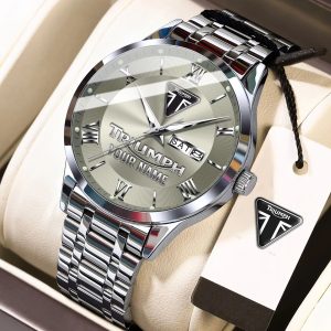 Triumph Motorcycles Custom Name Men Elegant Fashion Design Watch VS85B