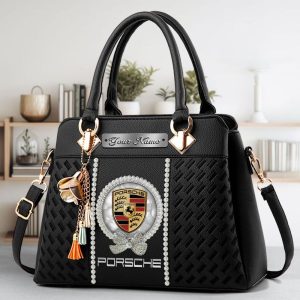 Porsche Custom Name Classic Leather Women Handbag VS9