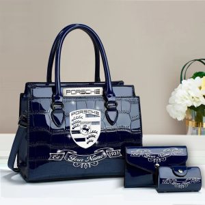Porsche Custom Name Classic Leather Women Handbag VS8
