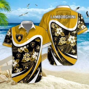 Lamborghini Unisex Summer Casual Hawaiian Shirts VS21