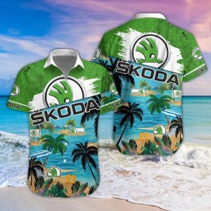 Skoda Unisex Summer Casual Hawaiian Shirts VS06