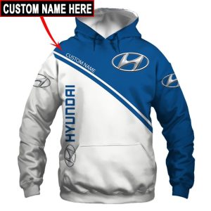 Hyundai VS18 Custom Name Zipper,Hoodie, Baseball Jacket, Bomber Jacket, Fleece Jacket, Tshirt, Sweatshirt, Polo Shirt