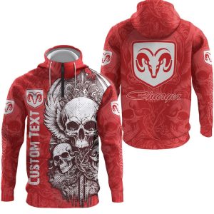 Dodge Custom Name Half Zipper Hoodie, Tshirt, Sweatshirt VS03