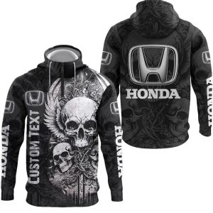 Honda Custom Name Half Zipper Hoodie, Tshirt, Sweatshirt VS06