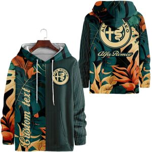 Alfa Romeo VS42 Custom Name Zipper,Hoodie, Baseball Jacket, Bomber Jacket, Fleece Jacket, Tshirt, Sweatshirt, Polo Shirt