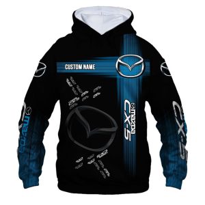 Mazda Custom Name Zipper,Hoodie, Baseball Jacket, Bomber Jacket, Fleece Jacket, Tshirt, Sweatshirt, Polo Shirt VS36