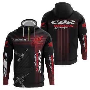 Honda Custom Name Half Zipper Hoodie, Tshirt, Sweatshirt VS04