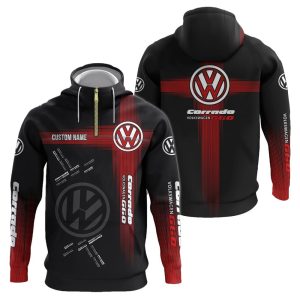 Volkswagen Custom Name Half Zipper Hoodie, Tshirt, Sweatshirt VS02
