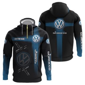 Volkswagen Custom Name Half Zipper Hoodie, Tshirt, Sweatshirt VS01