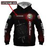 Alfa Romeo Custom Name Zipper,Hoodie, Baseball Jacket, Bomber Jacket, Fleece Jacket, Tshirt, Sweatshirt, Polo Shirt VS43