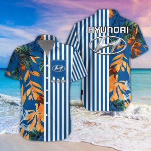 Hyundai Unisex Summer Casual Hawaiian Shirts VS09
