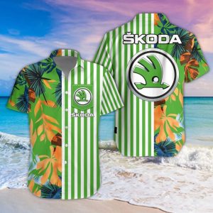 Skoda Unisex Summer Casual Hawaiian Shirts VS05