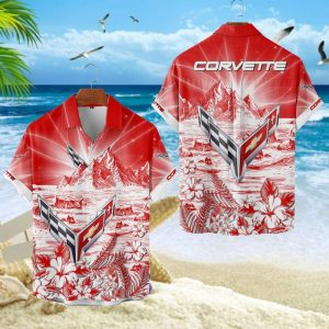 Corvette Unisex Summer Casual Hawaiian Shirts VS18