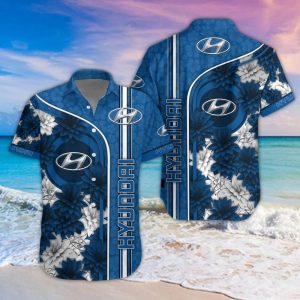 Hyundai Unisex Summer Casual Hawaiian Shirts VS07