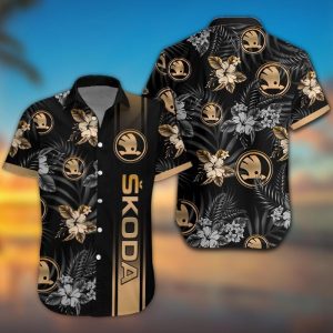 Skoda Unisex Summer Casual Hawaiian Shirts VS09