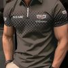Cadillac Custom Name Modern Fit Luxe Classic Polo Shirt VS31A