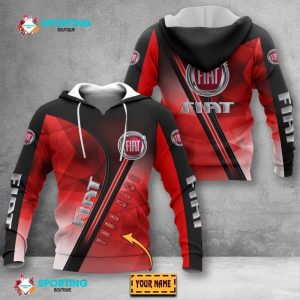 Fiat VS23 Custom Name Zipper,Hoodie, Baseball Jacket, Bomber Jacket, Fleece Jacket, Tshirt, Sweatshirt, Polo Shirt