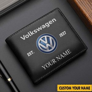 Volkswagen Custom Name Casual Leather Wallet VS1A