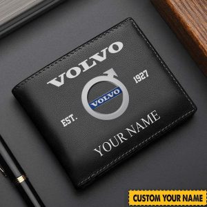 Volvo Custom Name Casual Leather Wallet VS1A