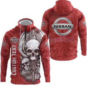 Nissan Custom Name Half Zipper Hoodie, Tshirt, Sweatshirt VS03