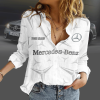 Mercedes Custom Name Women Button Down Shirt VS01