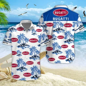 Bugatti Unisex Summer Casual Hawaiian Shirts VS14
