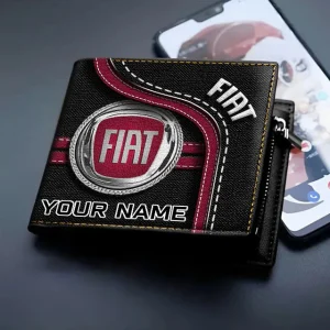 Fiat Custom Name Fashion Leather Wallet VS09
