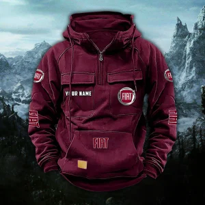 Fiat Custom Name High Quality Cotton Men Thick Hoodie VS01