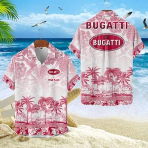 Bugatti Custom Name Unisex Summer Casual Hawaiian Shirts VS13