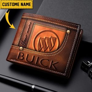 Buick Custom Name Casual Leather Wallet VS02