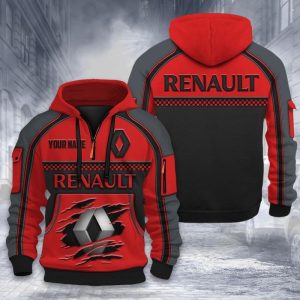 Renault Custom Name High Quality Cotton Thick Hoodie VS08