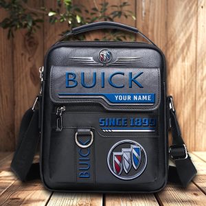 Buick Custom Name Men Leather Crossbody Bag, Cell Phone Purse, Zipper Shoulder Bag VS01