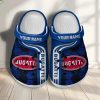 Bugatti Custom Name Classic Casual Crocs Shoes VS05