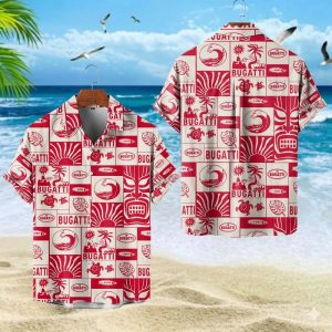 Bugatti Unisex Summer Casual Hawaiian Shirts VS11