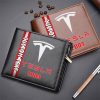 Tesla Custom Name Fashion Leather Wallet VS18