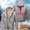 Tesla Custom Name High Quality Zip Hoodie VS01