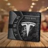Tesla Custom Name Fashion Leather Wallet VS15