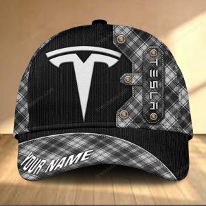 Tesla Custom Name Universal Fit Unisex Classic Cap VS25