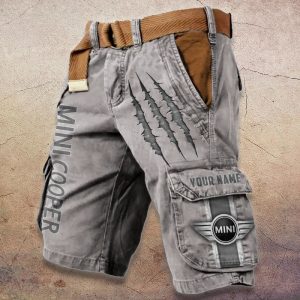 Mini Cooper Custom Name Fashion Design Short VS06