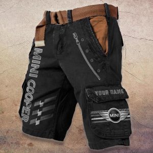 Mini Cooper Custom Name Fashion Design Short VS05