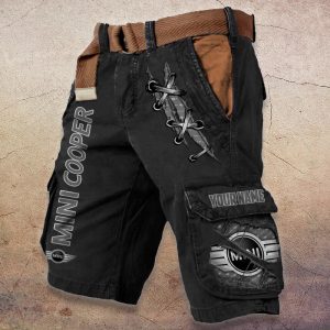 Mini Cooper Custom Name Fashion Design Short VS04