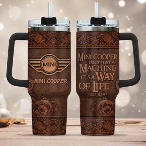 Mini Cooper Custom Name 40oz Tumbler VS03