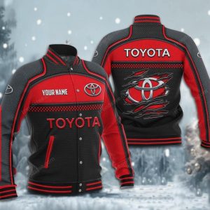 Toyota Custom Name Design Casual Baseball Jacket VS01