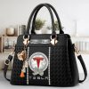 Tesla Custom Name Classic Leather Women Handbag VS03
