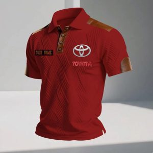 Toyota Custom Name Modern Fit Luxe Classic Polo Shirt VS01