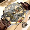 Porsche Elegant Fashion Design Leather Men Watch VS86C