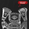 HLD Custom Name Classic Genuine Silver Ring VS2B