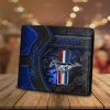 Mustang Custom Name New Carbon Fiber Short Men Wallet VS31B